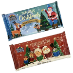 Milk Chocolate Slab 90g in Christmas Packaging